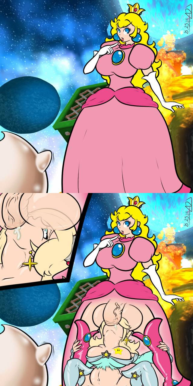 hentai shemale luma+princess peach+princess rosalina