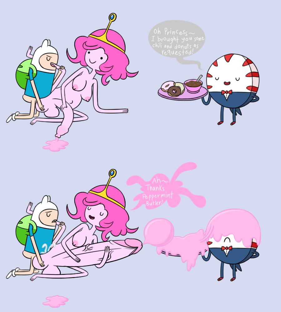 Adventure Time Princess Bubblegum Shemale Porn - hentai shemale finn the human+peppermint butler+princess bubblegum