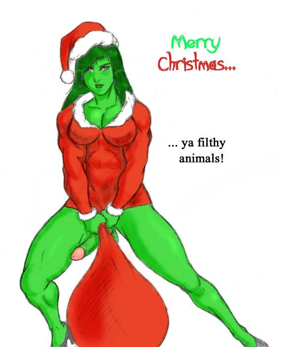zodiac (artist)santa claus+she-hulk33a657a8ba4658cd412eaa434c6c4ac2