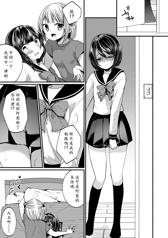 [Chijoku An (Mareo)] Hatsujou Futanari Musume to Mesu Ochi Papa 发情的扶她闺女&雌堕的阿爸 [Chinese] [黄记汉化组]_16