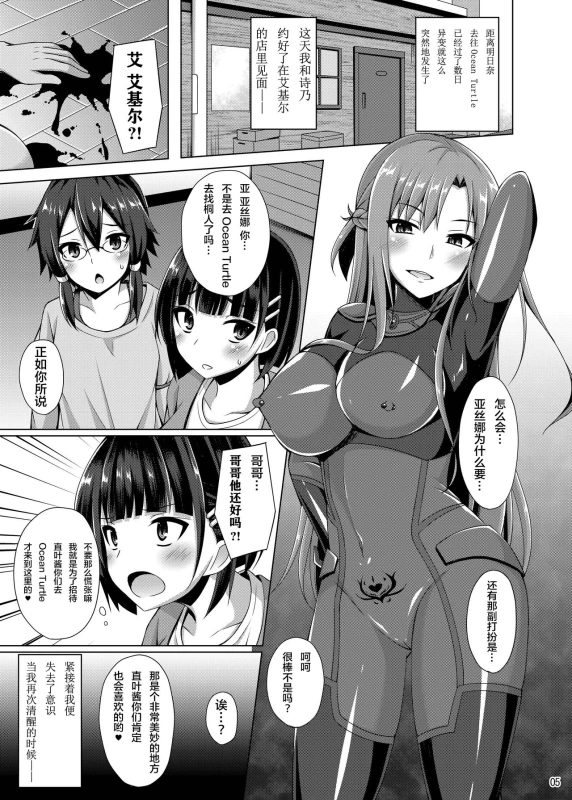[Imitation Moon (Narumi Yuu)] Kanojo wa Mou Onii-chan to wa Yonde Kurenai... (Sword Art Online)_03