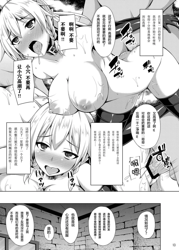 [Imitation Moon (Narumi Yuu)] Kanojo wa Mou Onii-chan to wa Yonde Kurenai... (Sword Art Online)_11