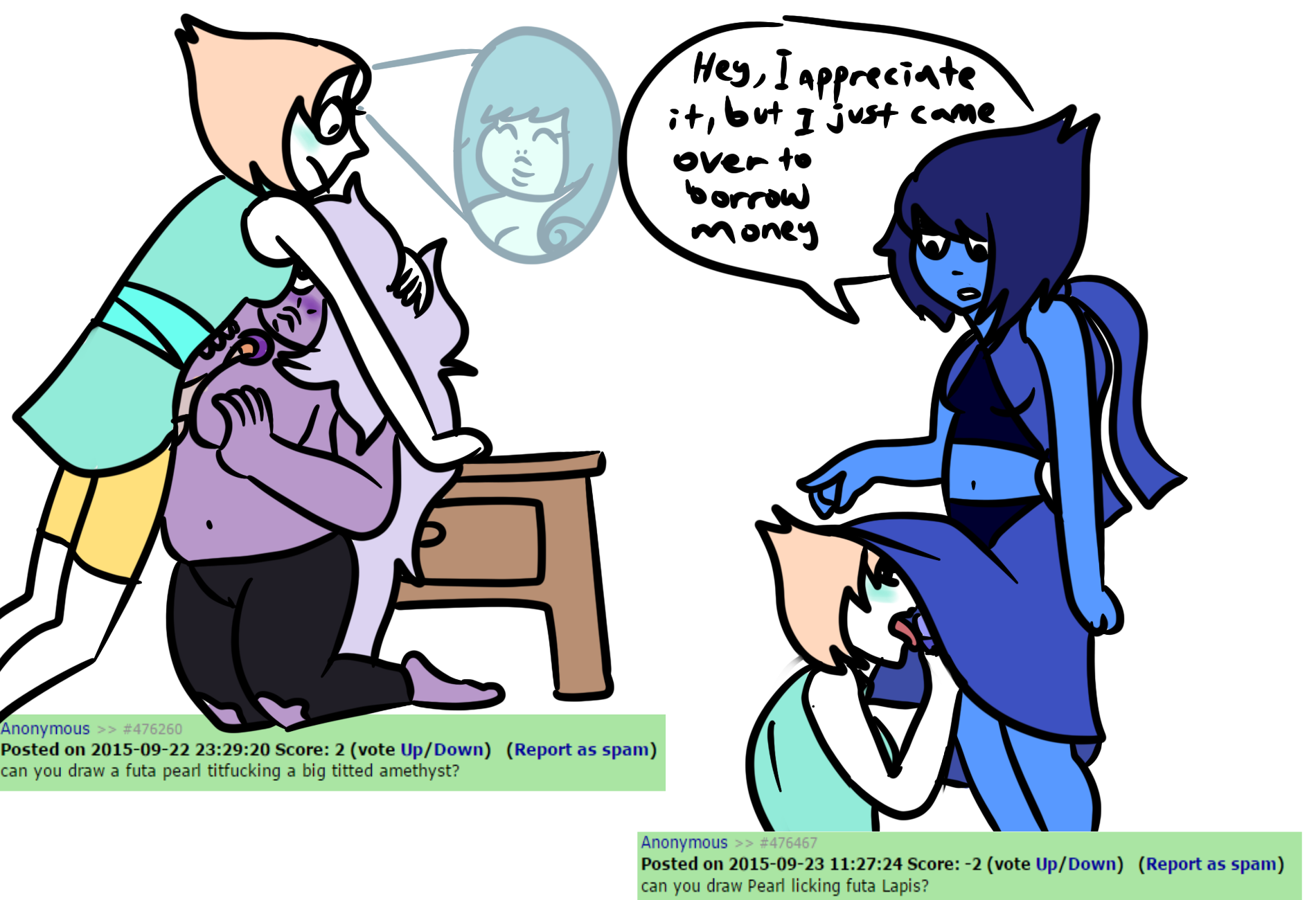 hentai shemale amethyst (steven universe)+lapis lazuli (steven  universe)+pearl (steven universe)