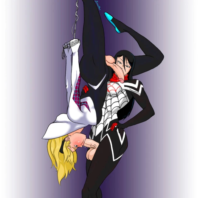 cindy moon+gwc- stacy+spideg-gwen