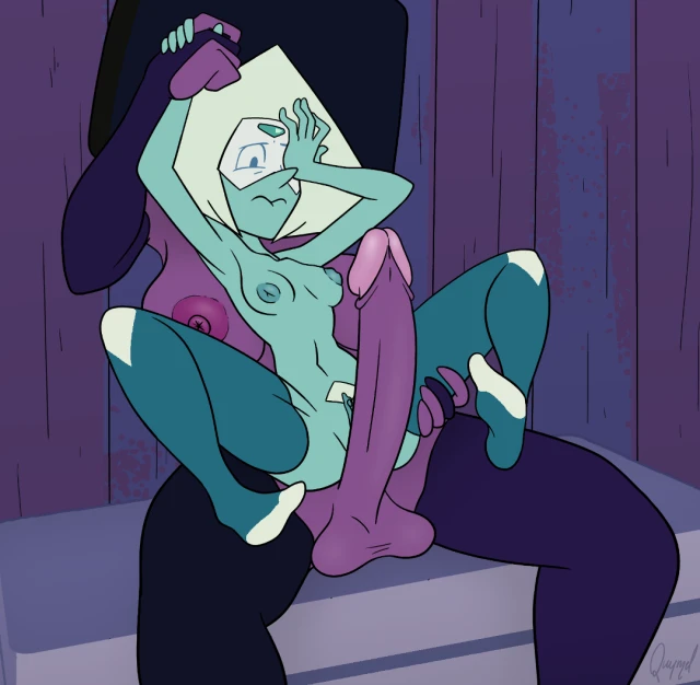 garnet (steven universe)+peridot (steven universe)