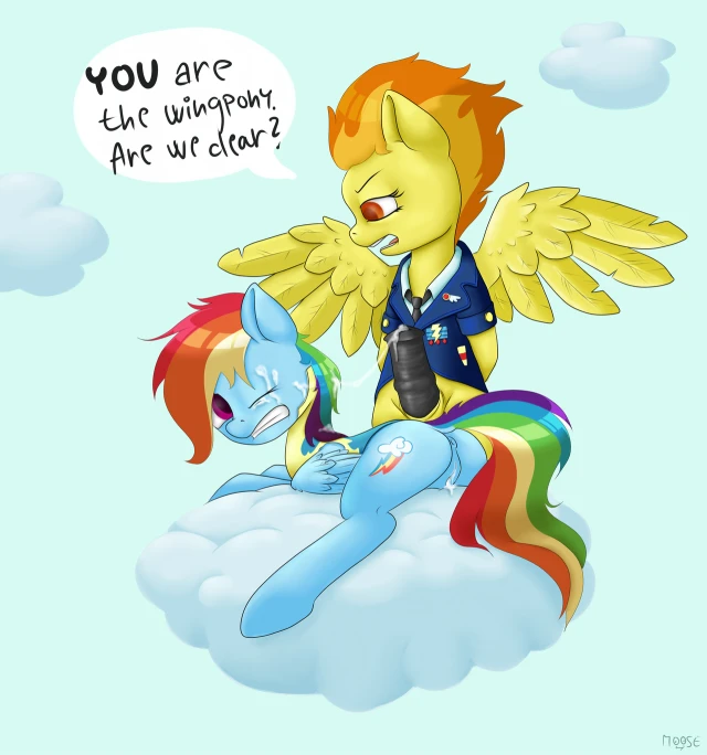 rainbow dash (mlp)+spitfire (mlp)+wonderbolts (mlp)