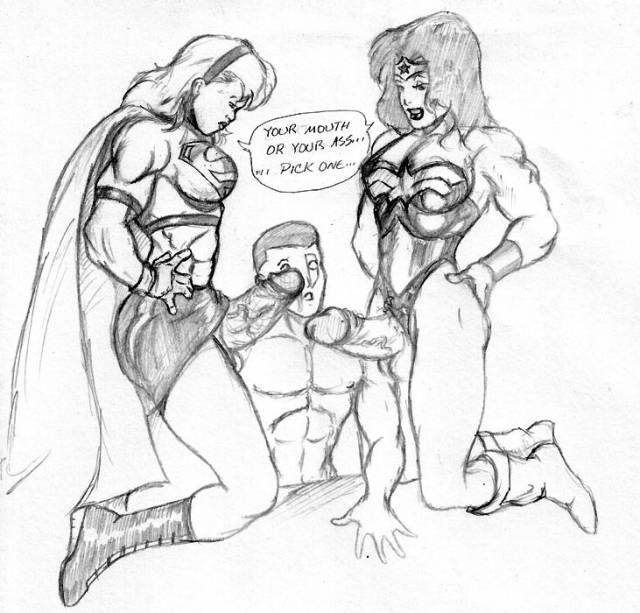 supergirl+wonder woman