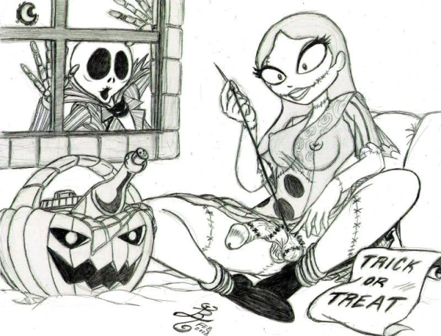 jack skellington+sally