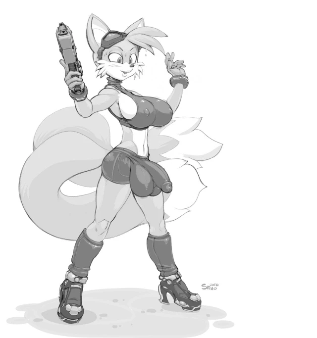 samus aran+tails+tailsko
