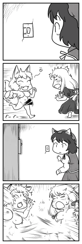 chen+ran yakumo+yukari yakumo
