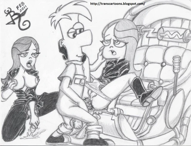 ferb fletcher+vanessa doofenshmirtz