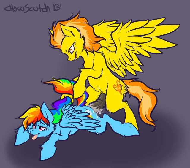 rainbow dash (mlp)+spitfire (mlp)+wonderbolts (mlp)
