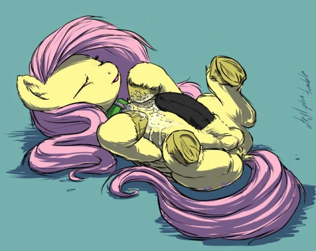 fluttershy (mlp)+futashy
