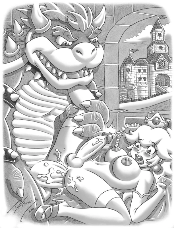 bowser+koopa+princess peach
