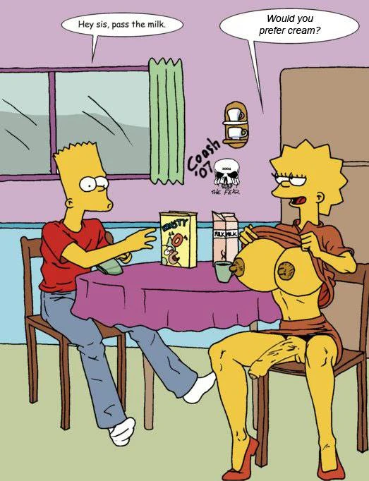 bart simpson+lisa simpson