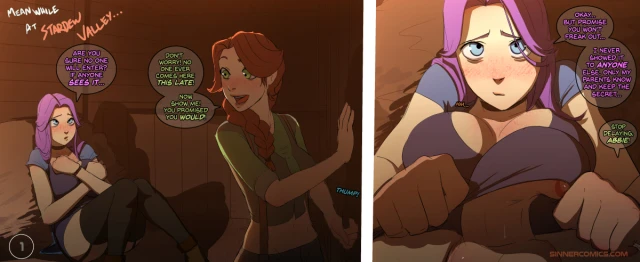 abigail (stardew valley)+leah