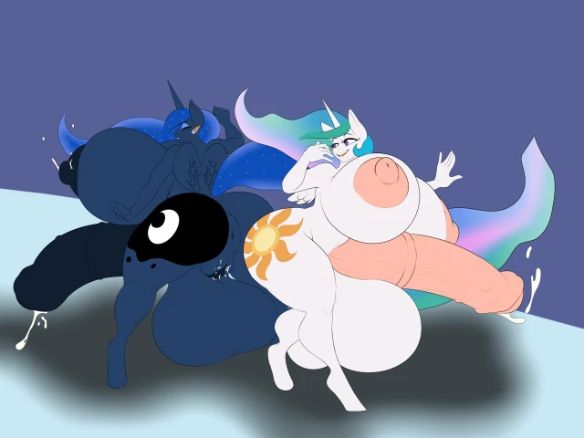 princess celestia (mlp)+princess luna (mlp)