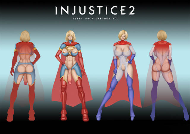 injustice+power girl+supergirl
