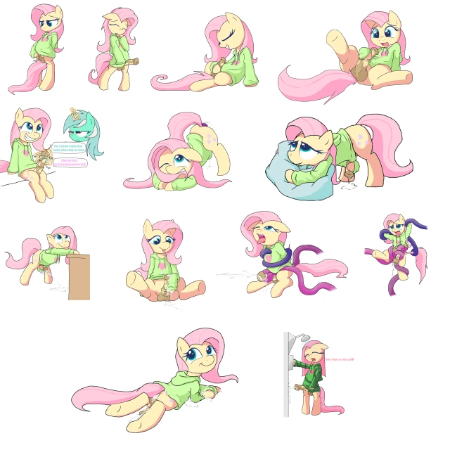 fluttershy (mlp)+lyra heartstrings (mlp)