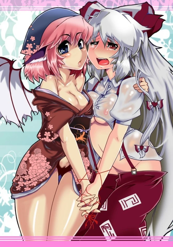 fujiwara no mokou+mystia lorelei