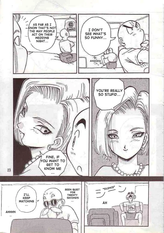 android 18+krillin+master roshi