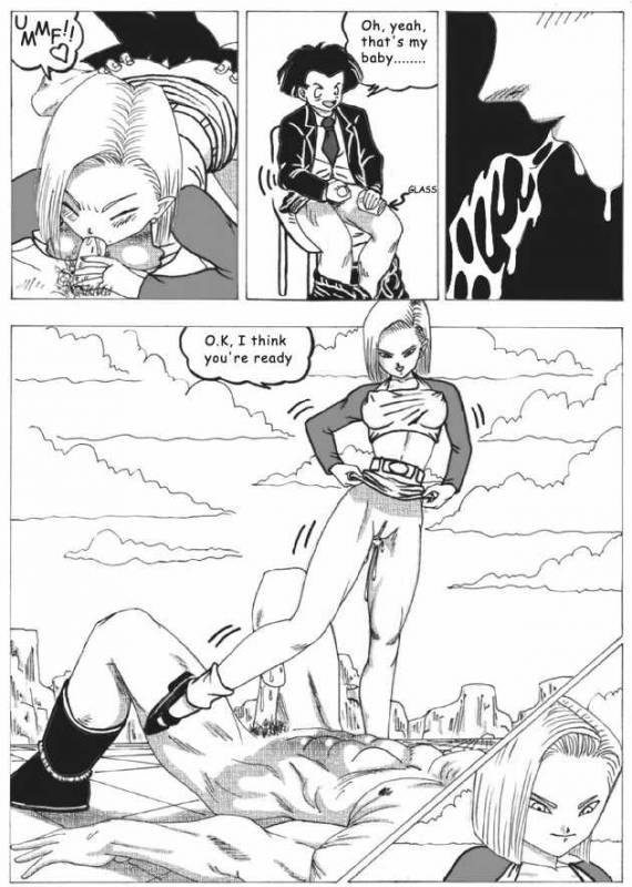 android 18+krillin+son goku