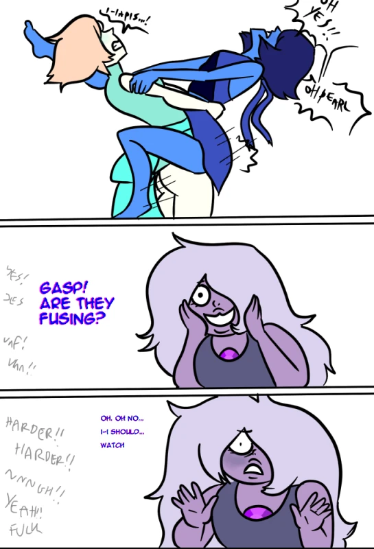 amethyst (steven universe)+lapis lazuli (steven universe)+pearl (steven universe)