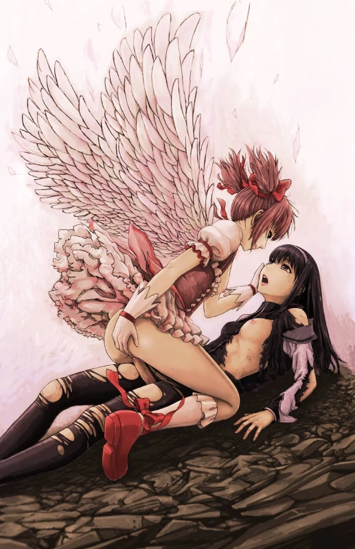 akemi homura+madoka kaname