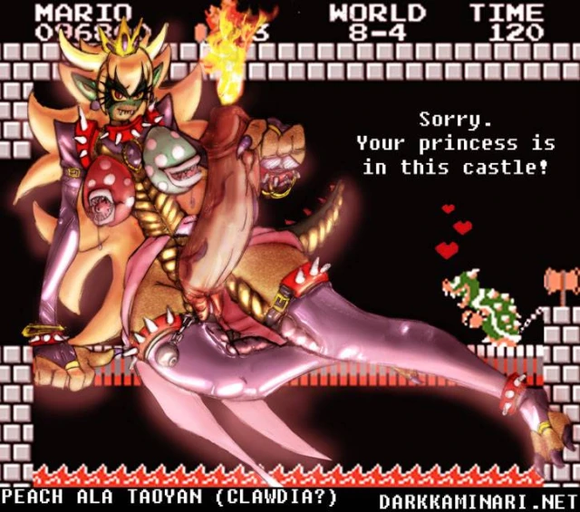 bowser+princess peach