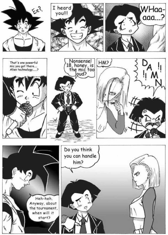 android 18+krillin+son goku