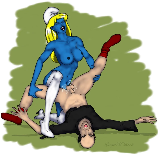 gargamel+smurfette